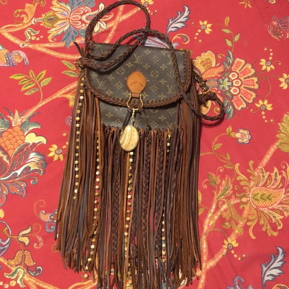 SOLD-do not buy—Boho vintage fringe Louis Vuitton - Picture 2 of 7